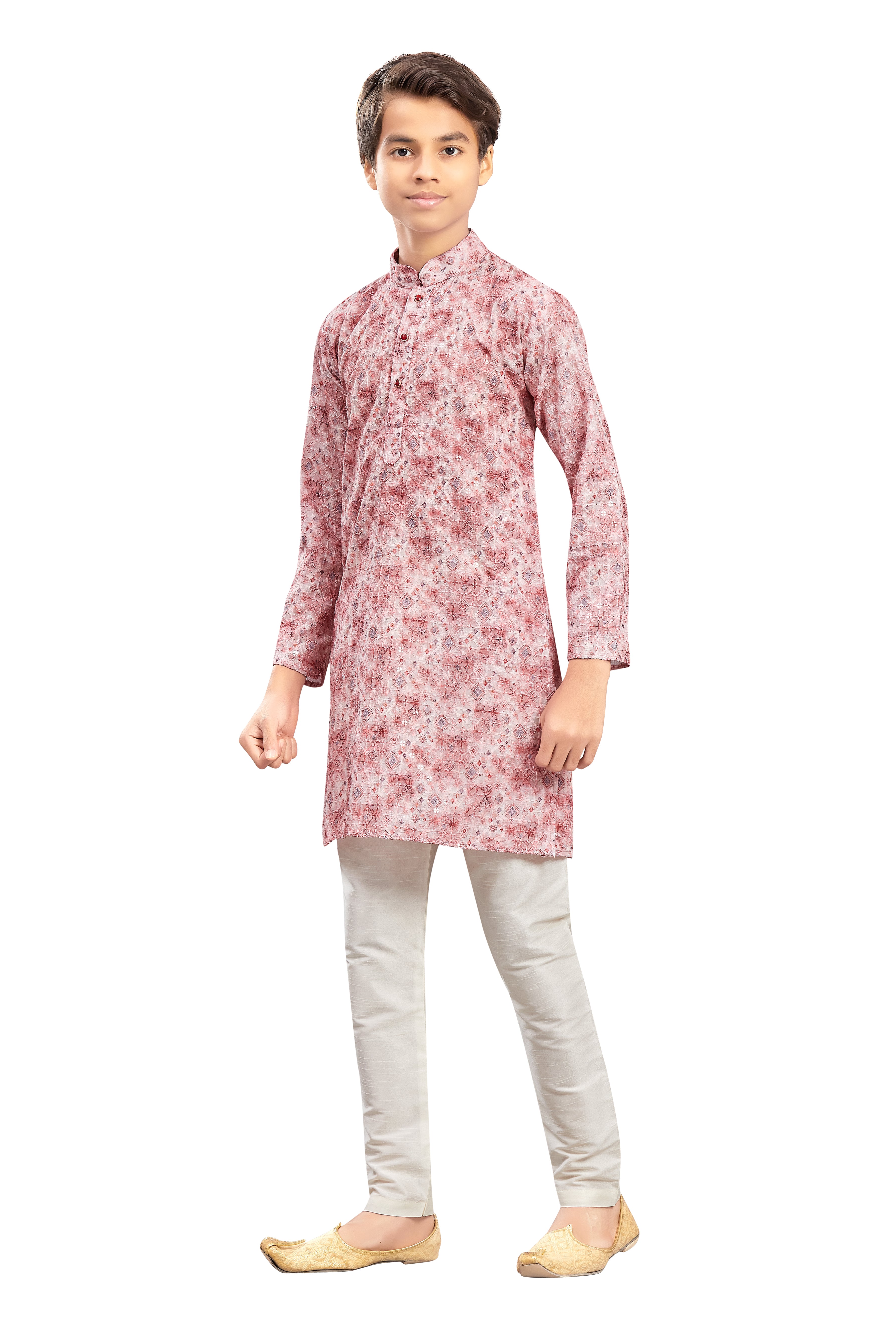 Boys Embroidered Kurta Set