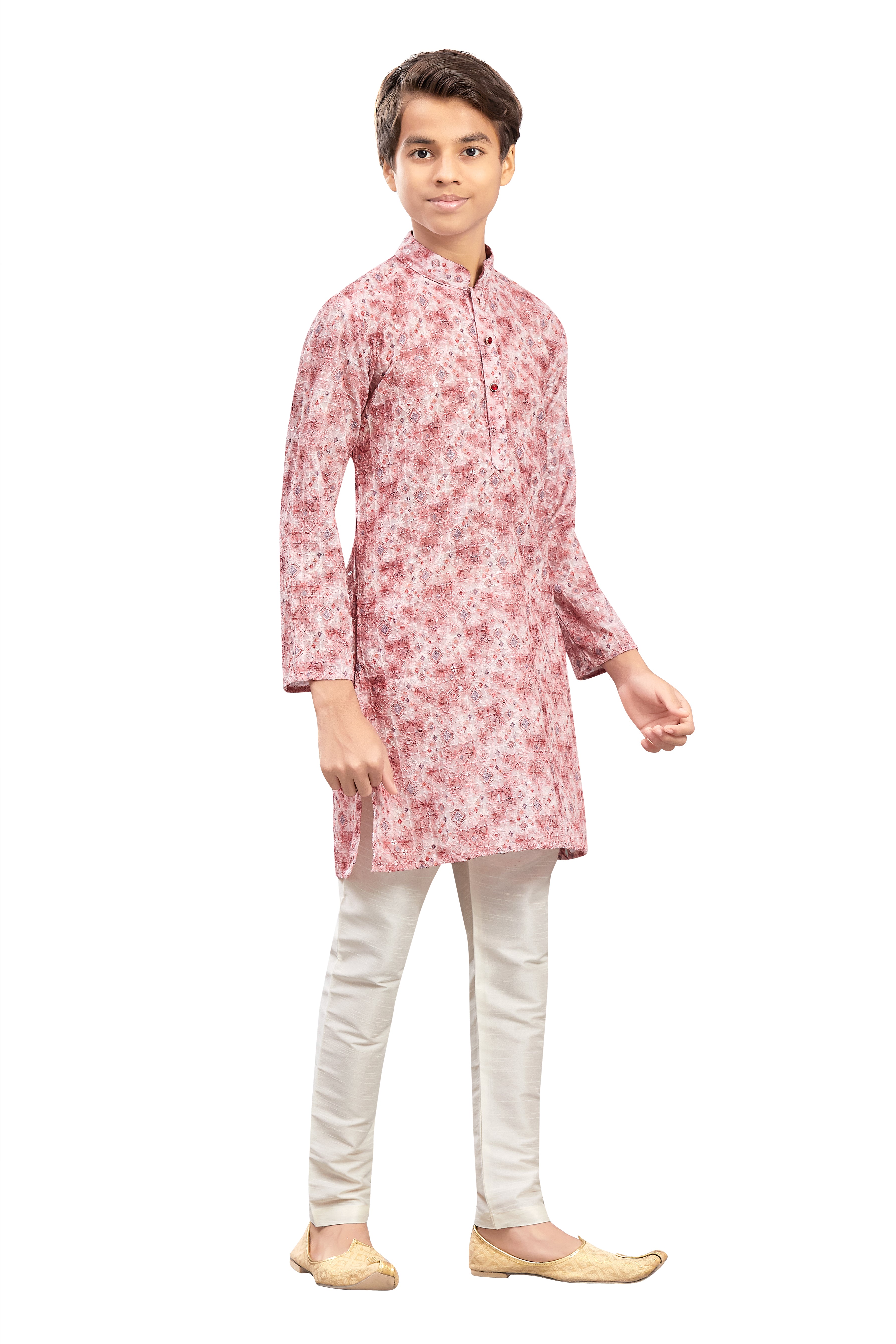 Boys Embroidered Kurta Set