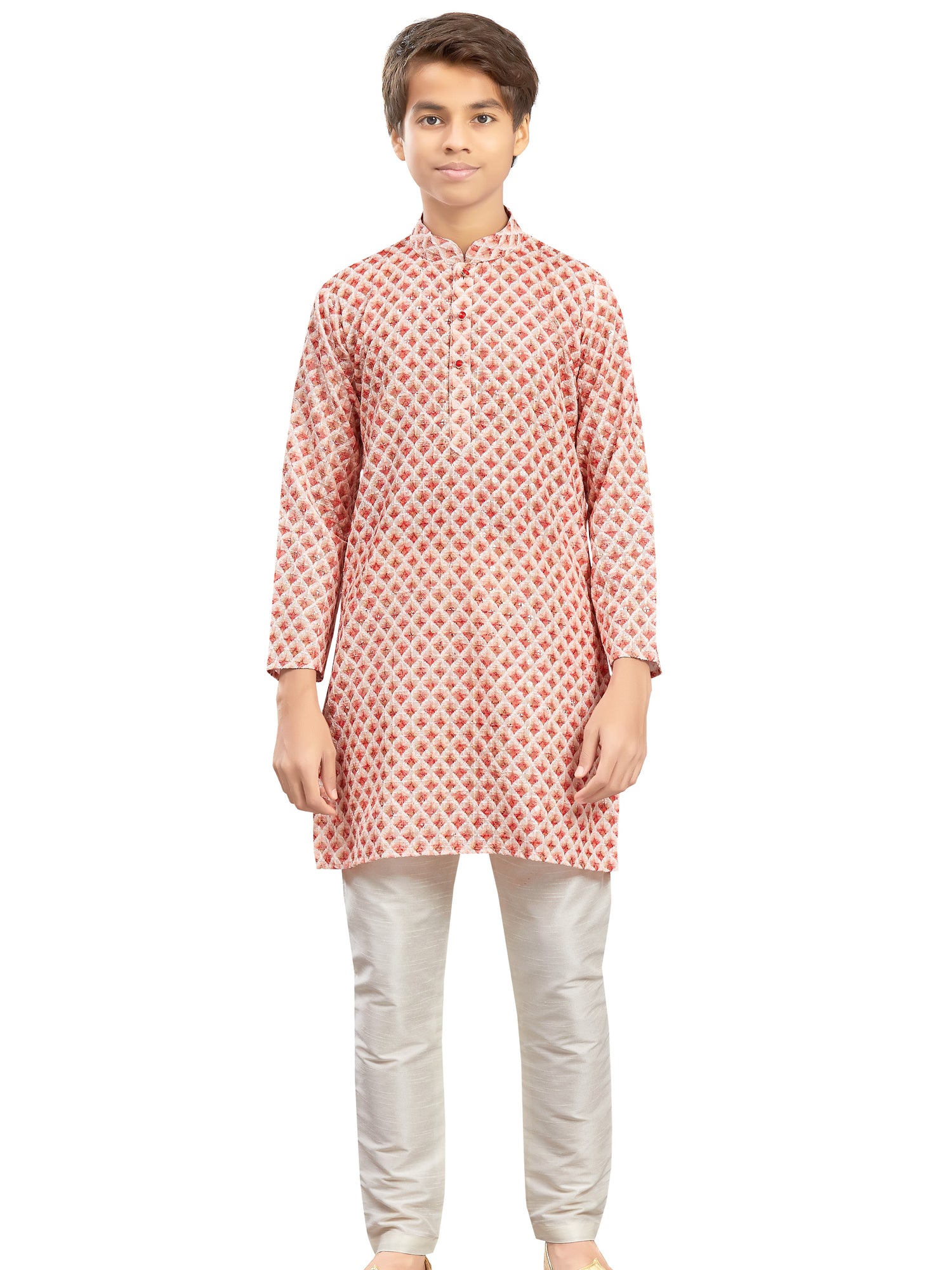 Boys Embroidered Kurta Set