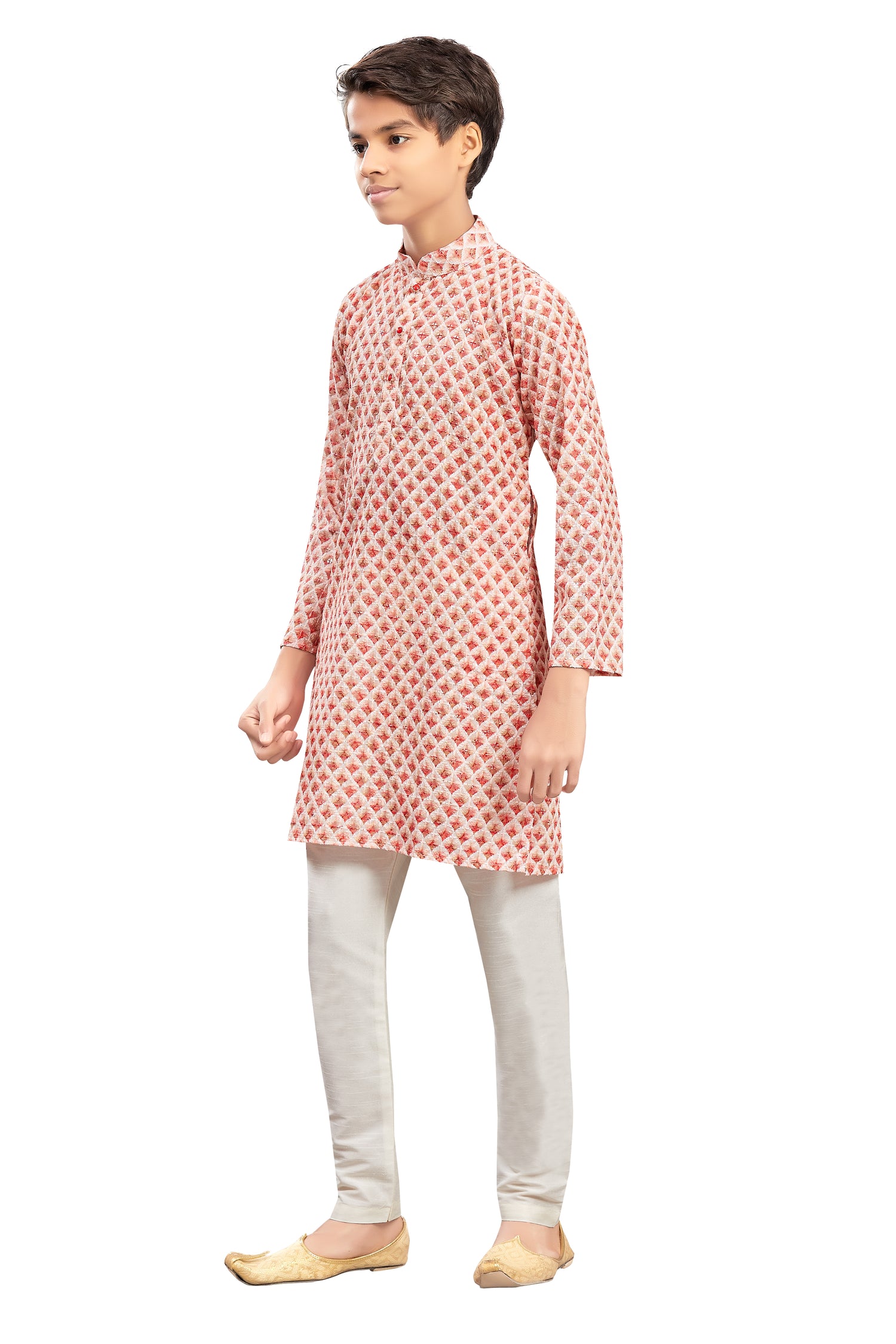 Boys Embroidered Kurta Set