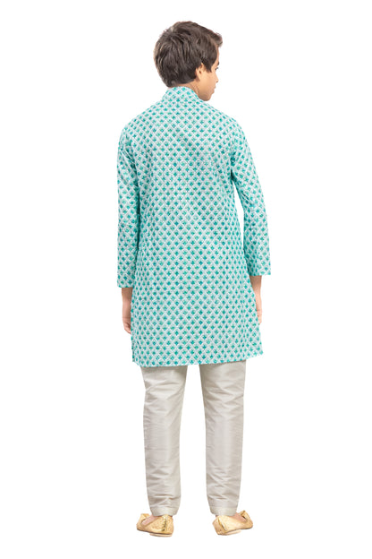 Boys Embroidered Kurta Set