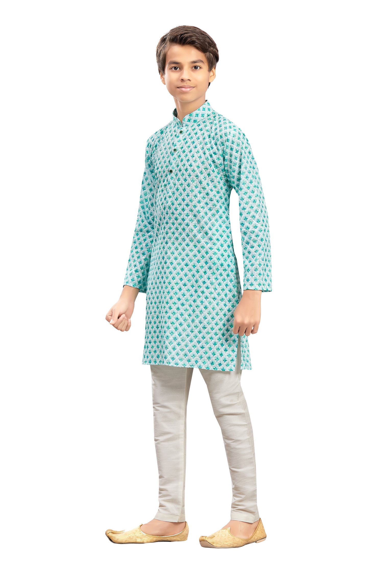 Boys Embroidered Kurta Set