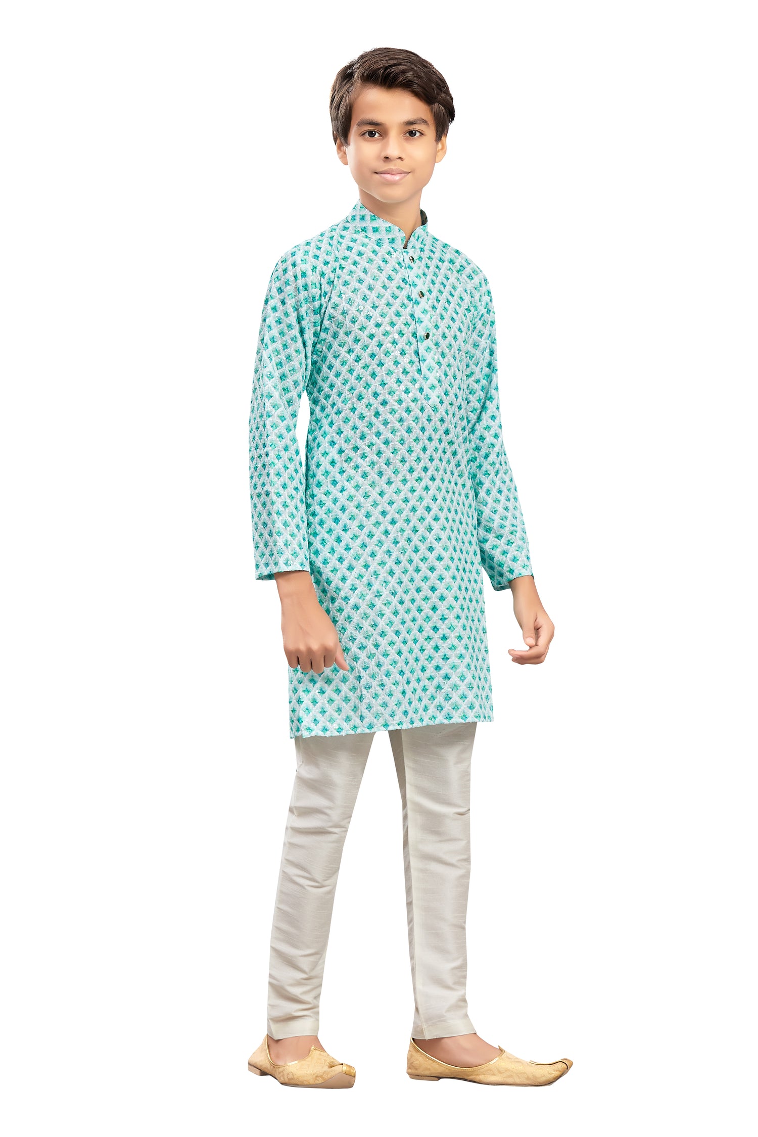 Boys Embroidered Kurta Set