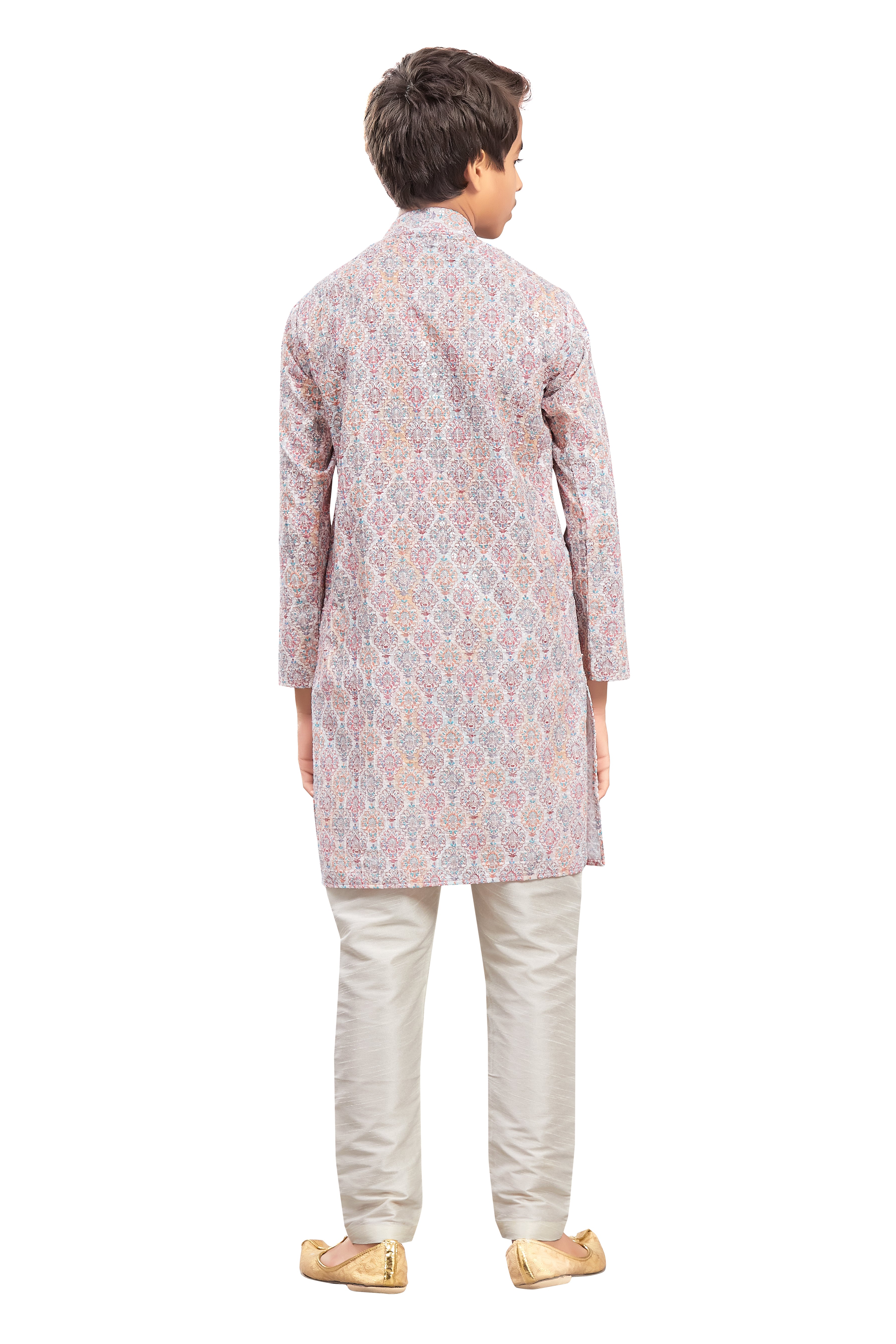 Boys Embroidered Kurta Set