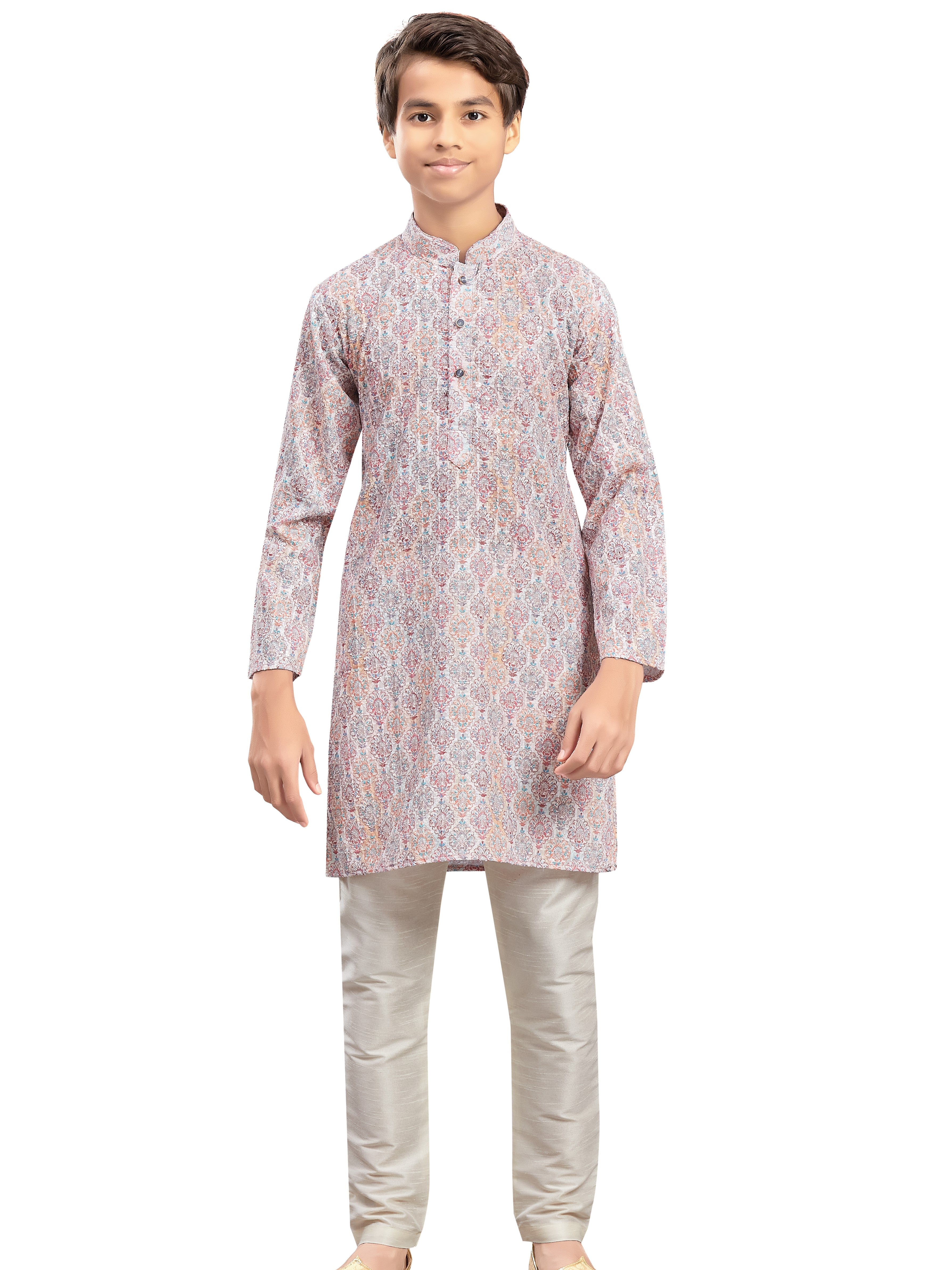 Boys Embroidered Kurta Set