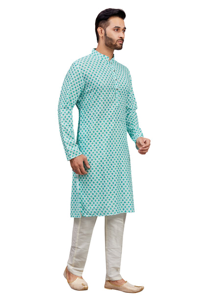 Mens Embroidered Kurta Set