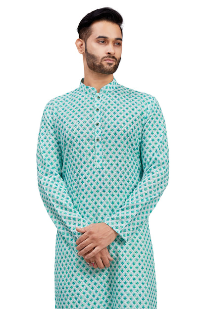 Mens Embroidered Kurta Set