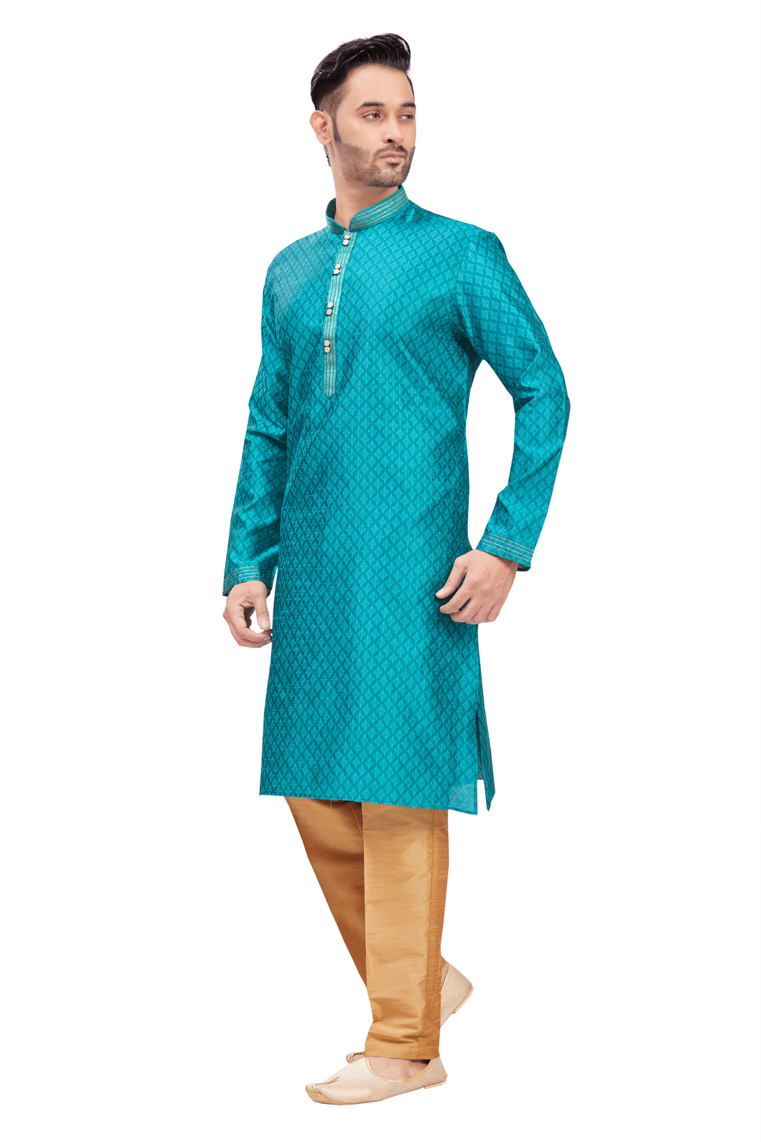 Mens Brocade Kurta Set