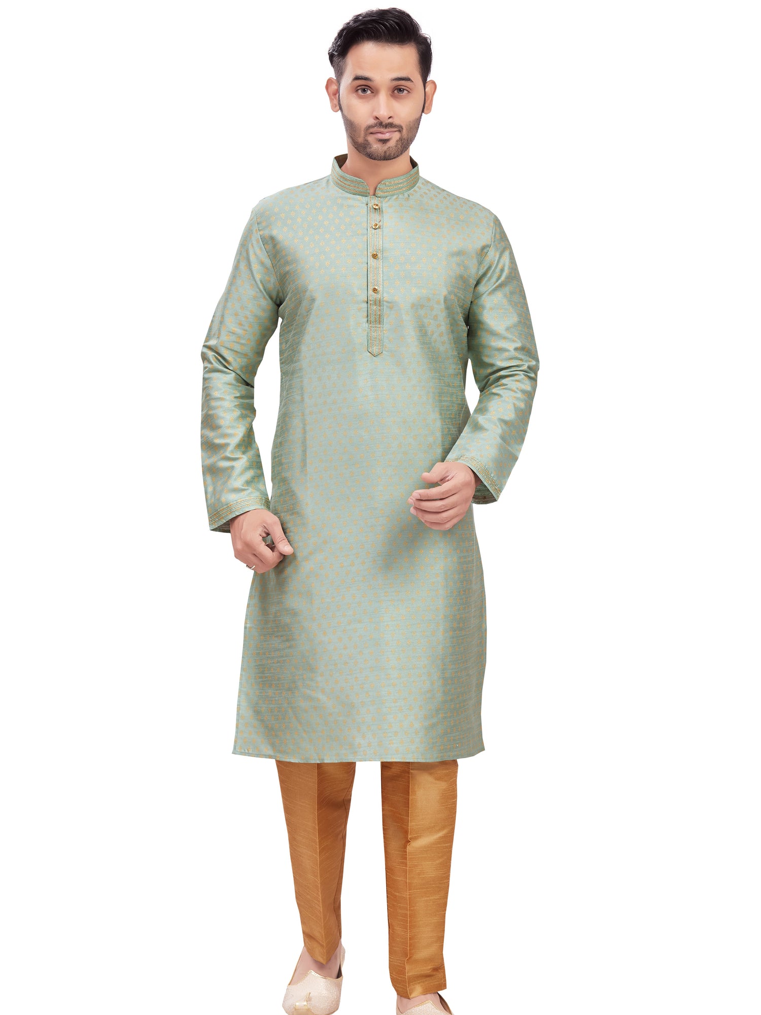 Mens Printed Kurta Set