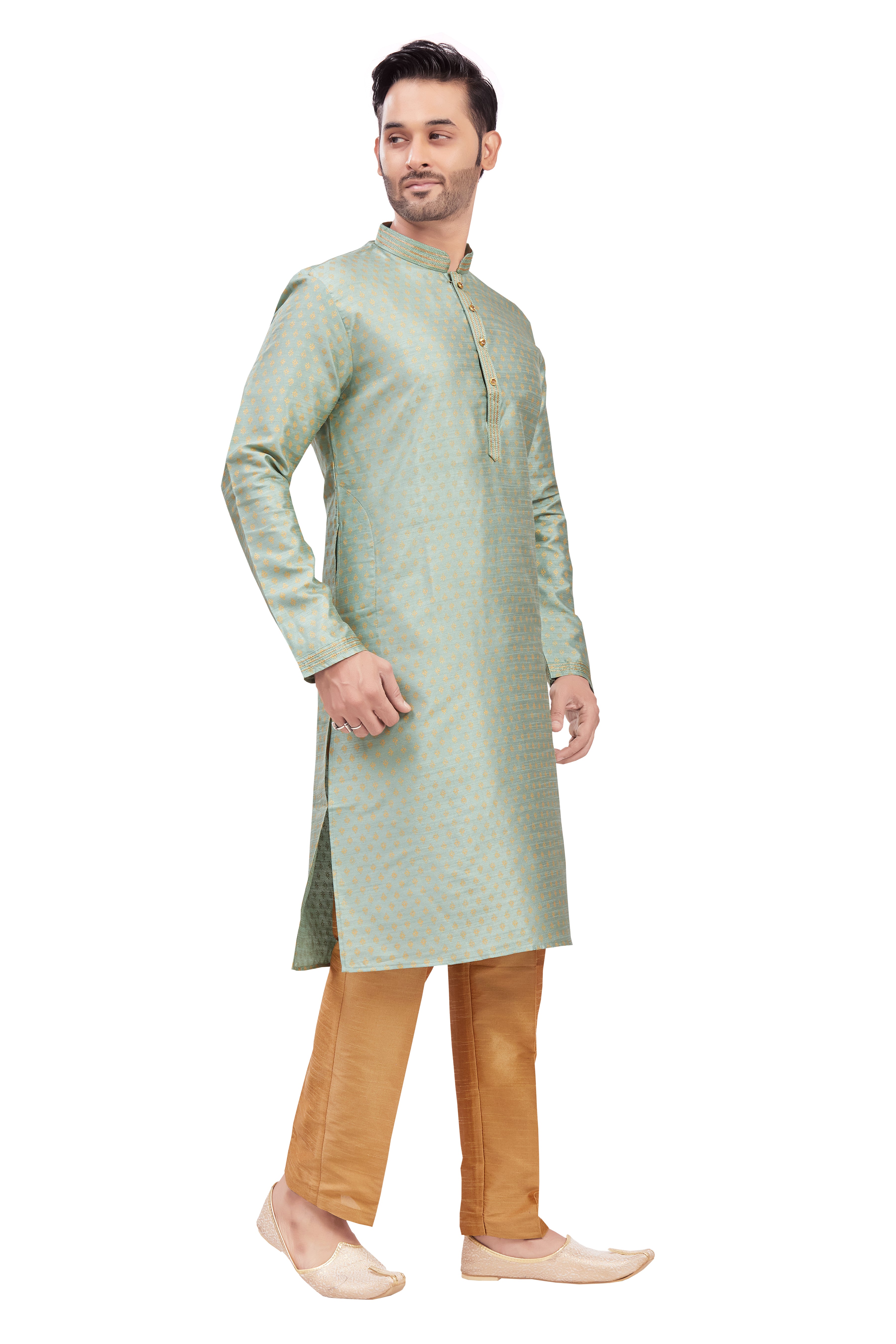 Mens Printed Kurta Set