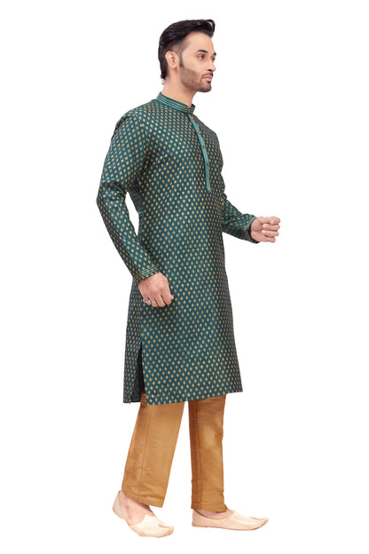 Mens Printed Kurta Set