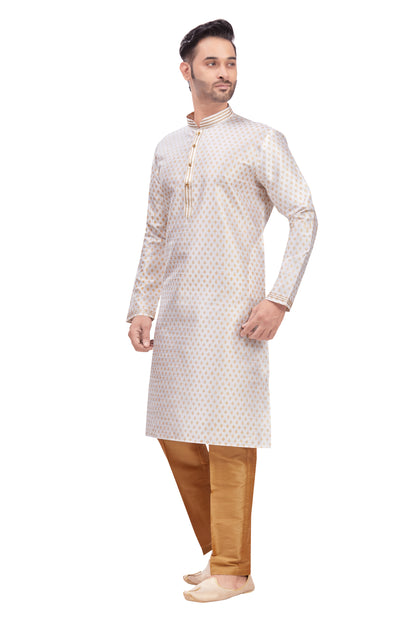 Mens Printed Kurta Set