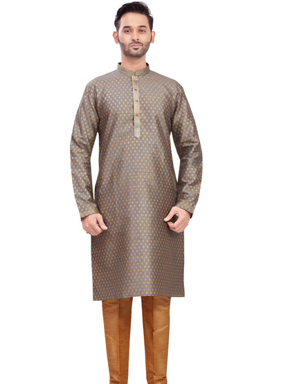 Mens Printed Kurta Set