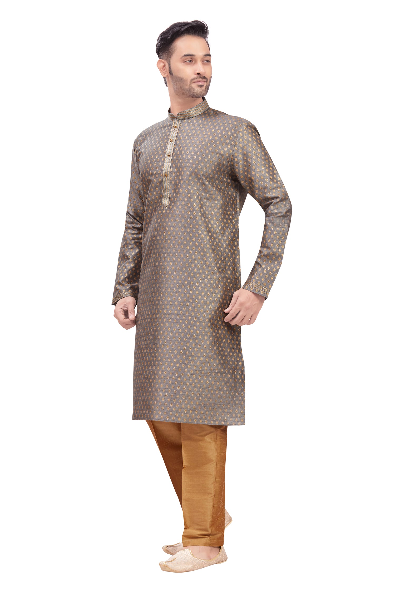 Mens Printed Kurta Set