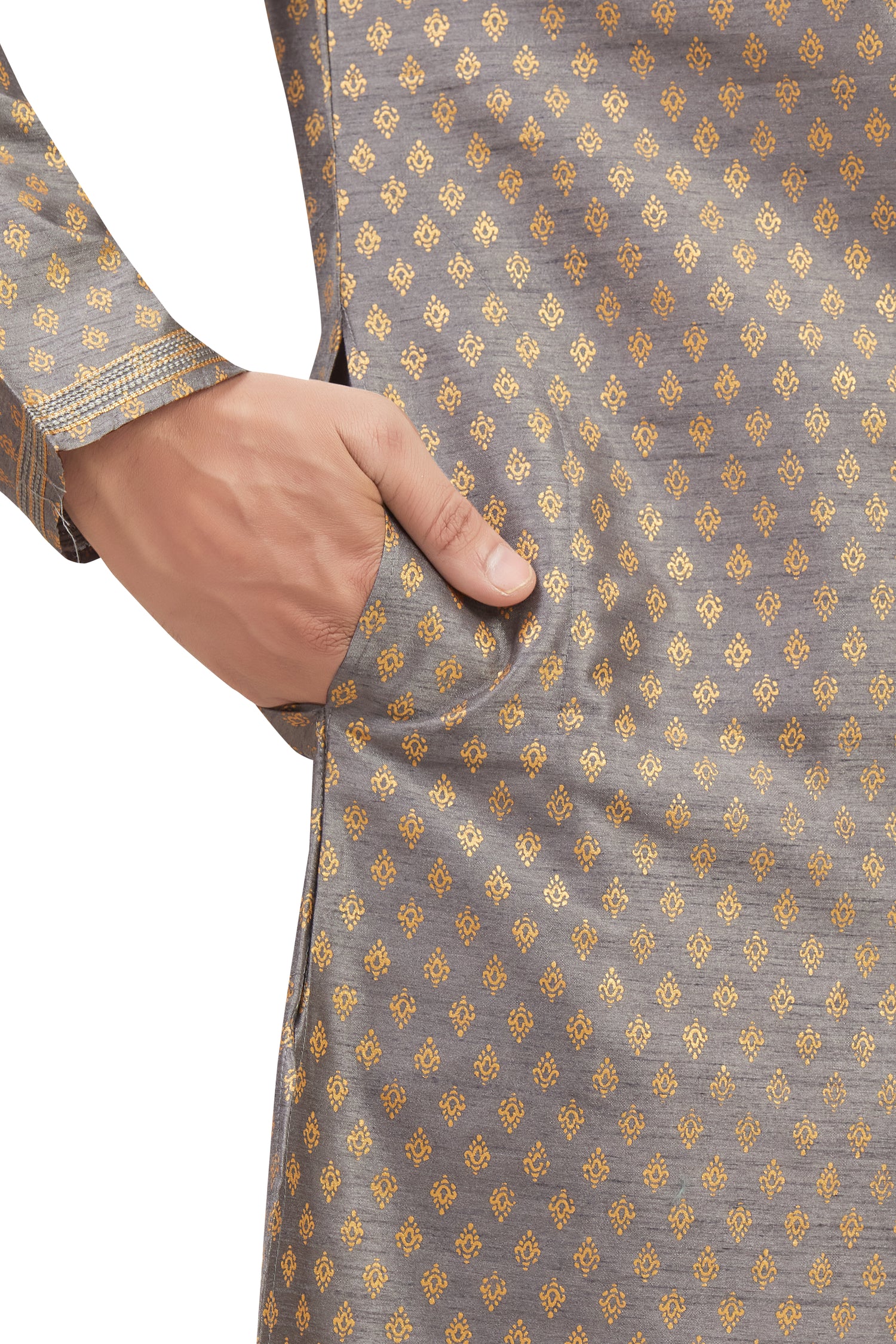 Mens Printed Kurta Set