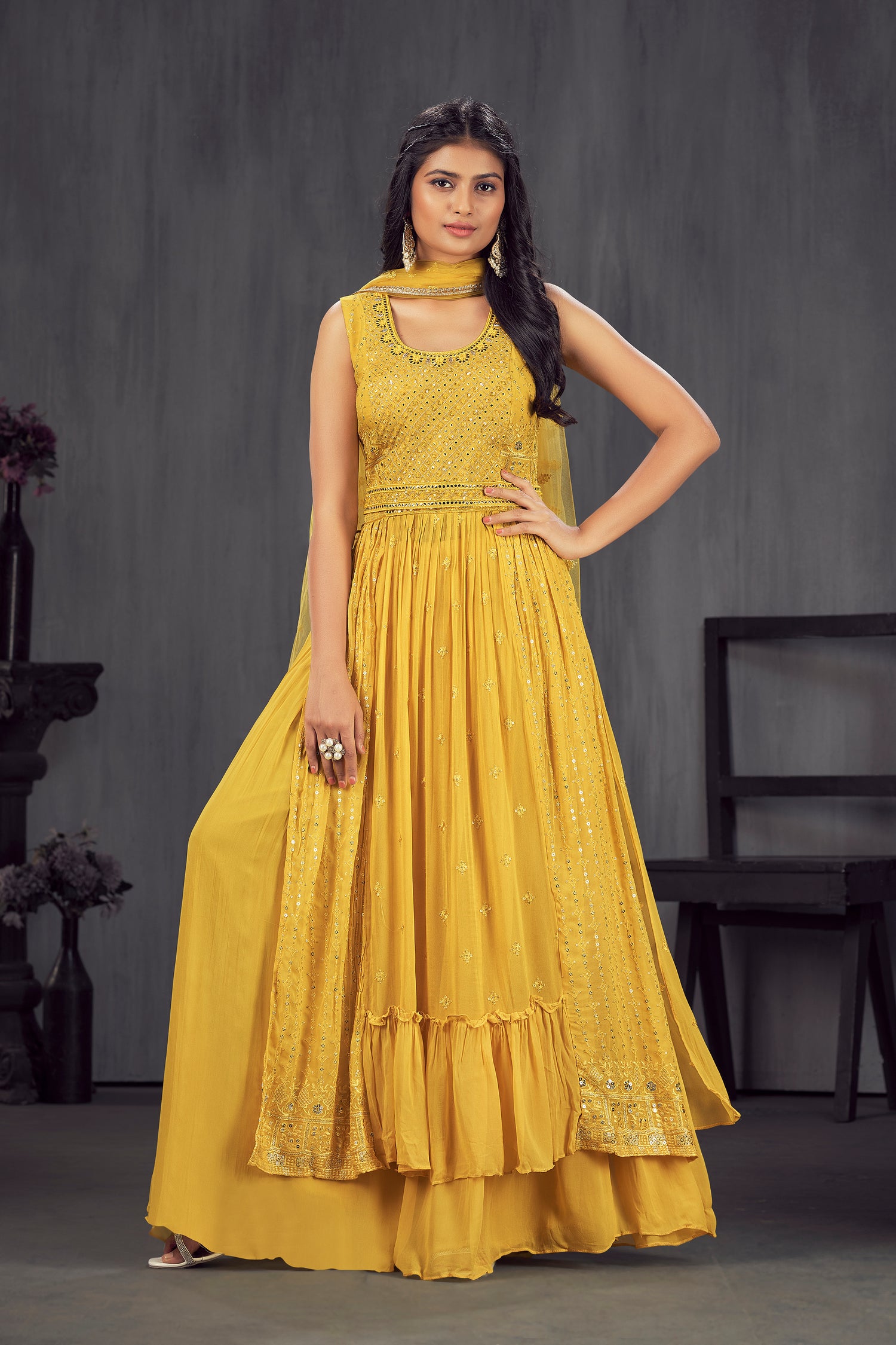 Hiral Palazzo Suit - Roop Darshan