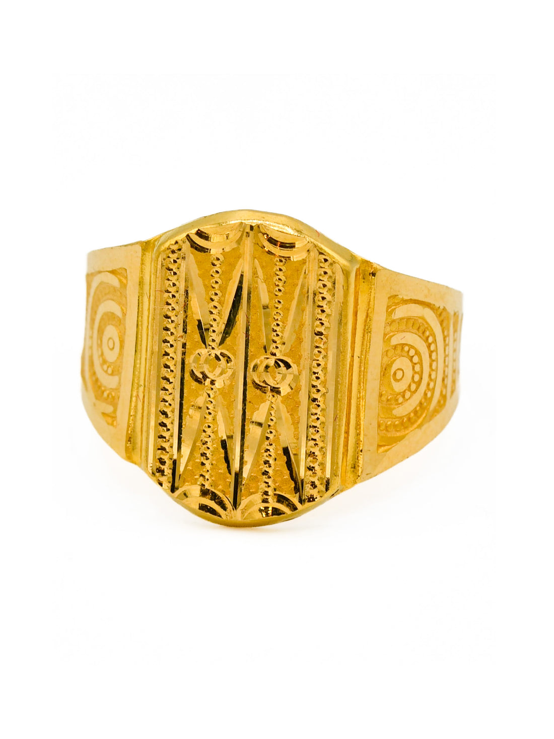 22ct Gold Mens Ring - Roop Darshan