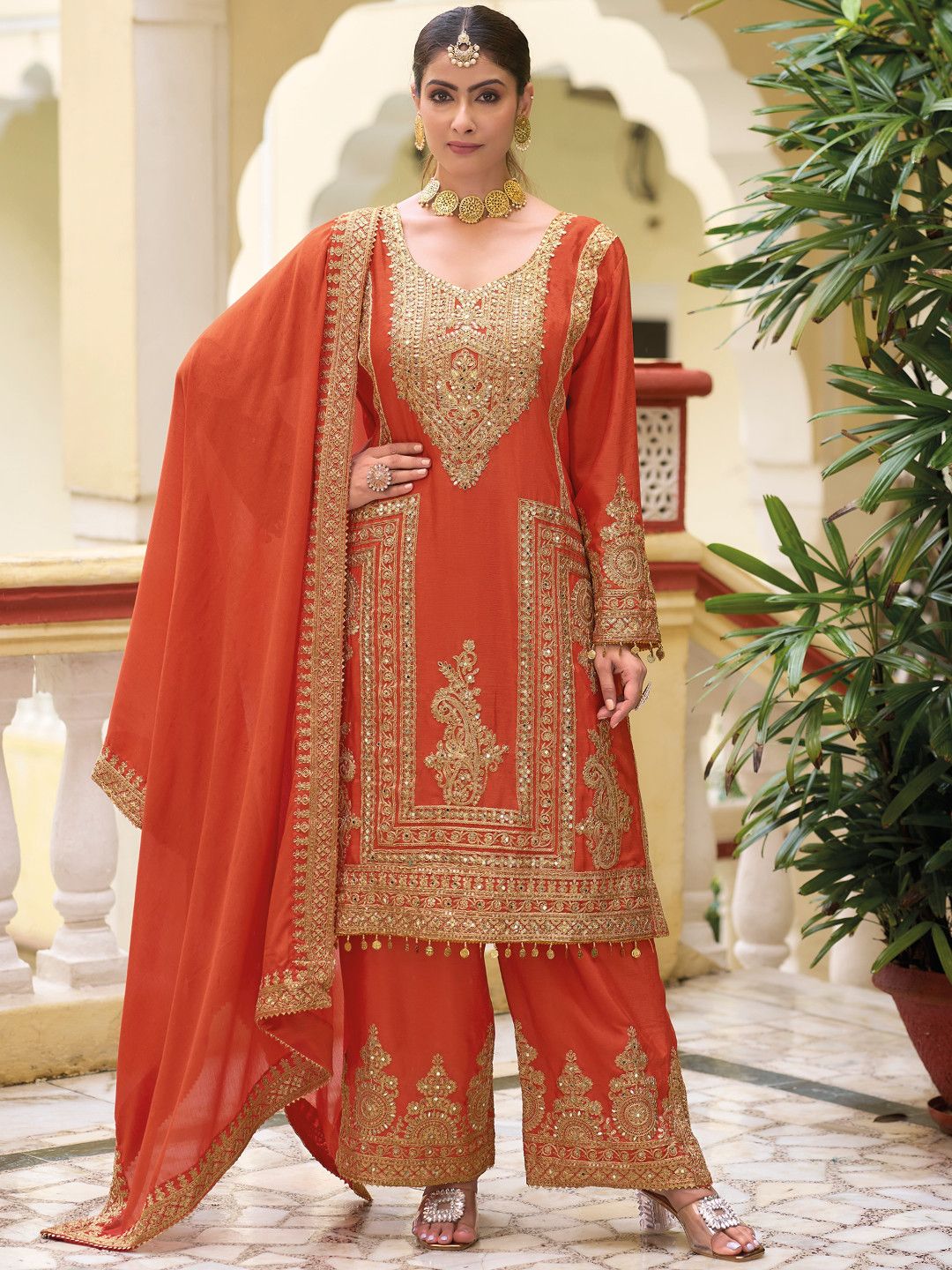 Aashmi Palazzo Suit