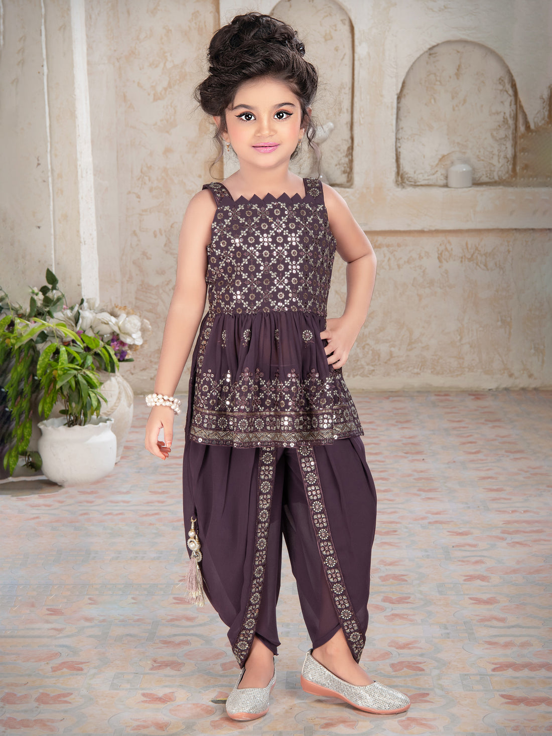 Mira Dhoti Suit With Jacket