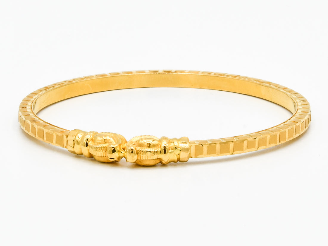 22CT Gold 2PC Bangle - Roop Darshan